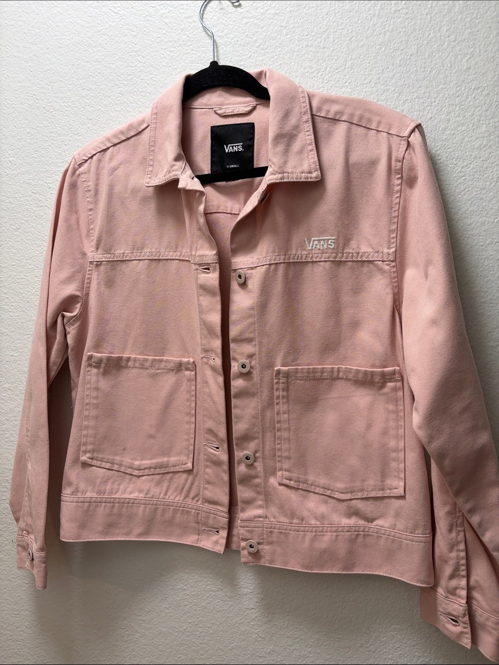 Vans Women's Light Pink Canvas Jacket